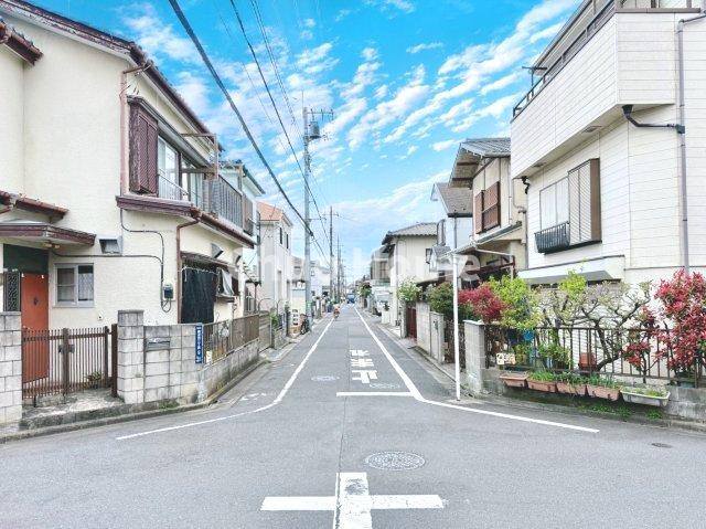 葛飾区西水元2丁目中古住宅の前面道路含む現地写真|全面道路