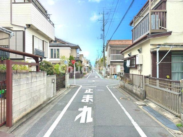 葛飾区西水元2丁目中古住宅の前面道路含む現地写真|全面道路