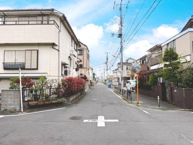 葛飾区西水元2丁目中古住宅の前面道路含む現地写真|全面道路