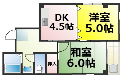 【間取り】 | プロスパー大正 仲介手数料無料