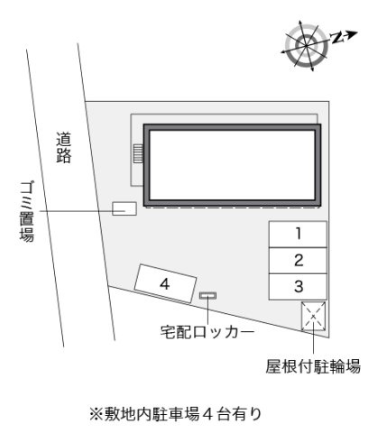 レオパレスアネックスの区画図