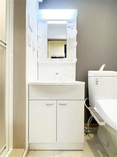 ウエストガーデン所沢上安松の洗面所