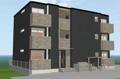 【外観パース】 | ベリッシモ蛍池