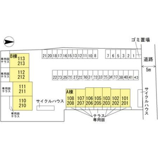 【区画図】 | ヴィルヌーブA棟
