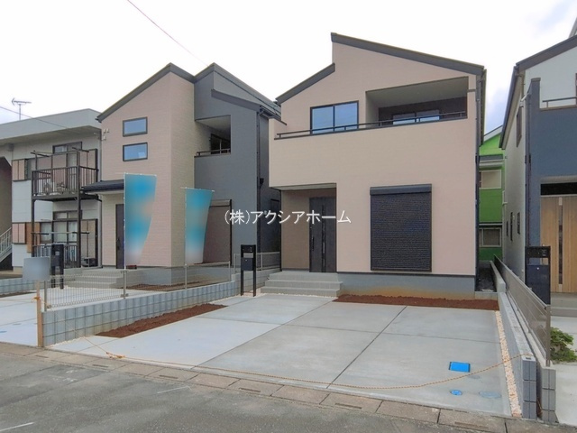 入間市久保稲荷5丁目・全2棟　新築一戸建　2号棟の外観|現地写真（2026年7月7日撮影）
