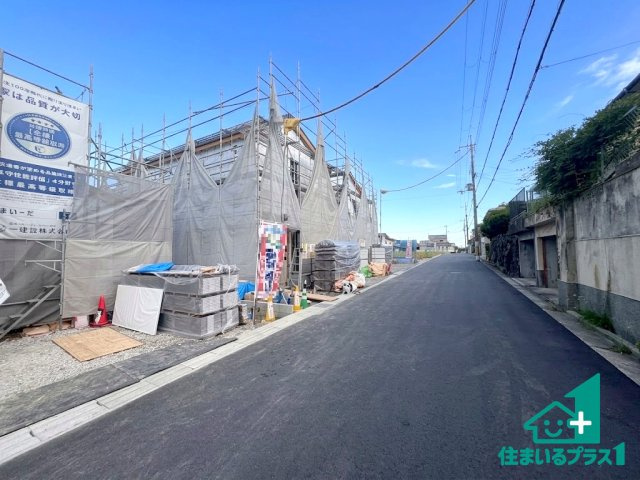 ●3(土)4(日)現地案内可能！　大和郡山市矢田山町　全3邸の前面道路含む現地写真|周辺は閑静な住宅街です。前面道路もしっかりと有りますので車の出し入れも安心ですよ！