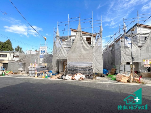 ●3(土)4(日)現地案内可能！　大和郡山市矢田山町　全3邸の外観|現在はこんな感じです。完成までが待ち遠しいですね。