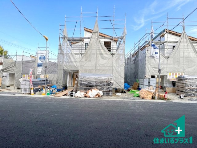 ●26(土)27(日)現地案内可能！　大和郡山市矢田山町　全3邸の外観|お近くの同じ売主さんが建築したお家をご案内致します。実際に使われている設備をご覧ください。