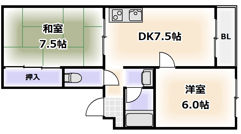 第三大朋マンションの間取り