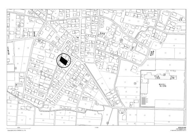 栃木市沼和田町の地図