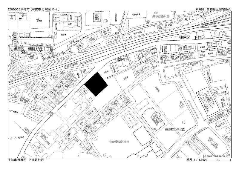 キャビンハイツの地図