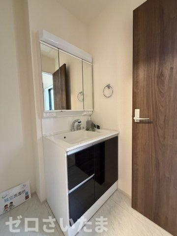 《仲介手数料無料》川越市大字寺尾88-2新築一戸建てリーブルガーデンの独立洗面台