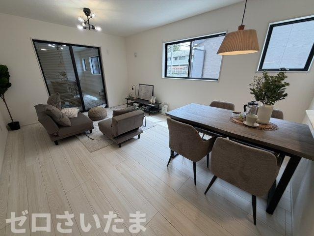 《仲介手数料無料》川越市大字寺尾88-2新築一戸建てリーブルガーデンの居間・リビング