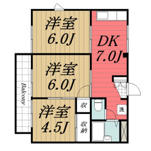 【間取り】 | コーポみつわ台