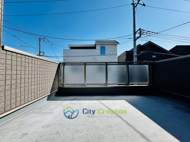 海老名市中新田4丁目のバルコニー