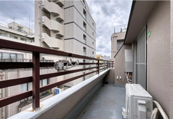 トーア 第２亀戸マンション　4階　角　部屋　リ　ノベーションのバルコニー