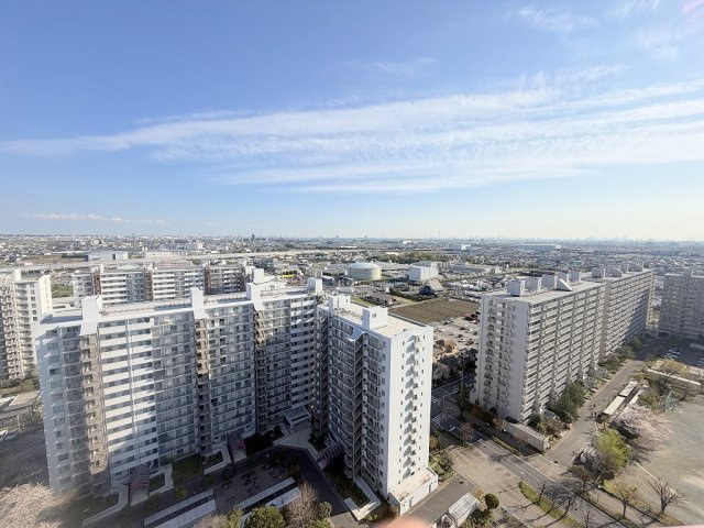 パークフィールドみさと　3街区2号館の展望|バルコニーからの眺めです。富士山や東京スカイツリーが見えます