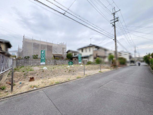京都市西京区大原野上里男鹿町の前面道路含む現地写真|前道が広々とした区画整う住宅地です！