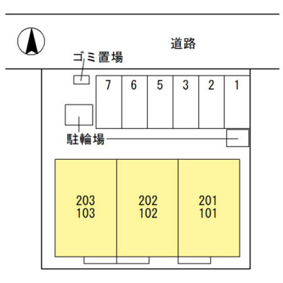 【区画図】 | パセオE棟