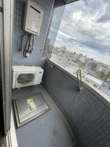 福井市順化２丁目の賃貸マンションのバルコニー
