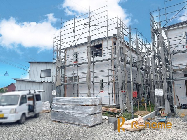 小美玉市羽刈第3　新築戸建て　1号棟の外観|近隣の同仕様完成物件をご見学いただけます♪