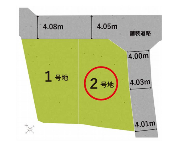 【区画図】 | 山科区御陵檀ノ後　新築戸建