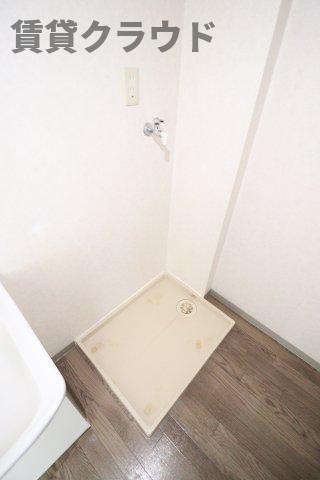 エスポアガーデンの洗面所|洗濯機置場