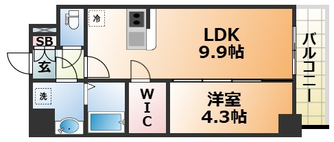 ソルテラスKOBEの間取り
