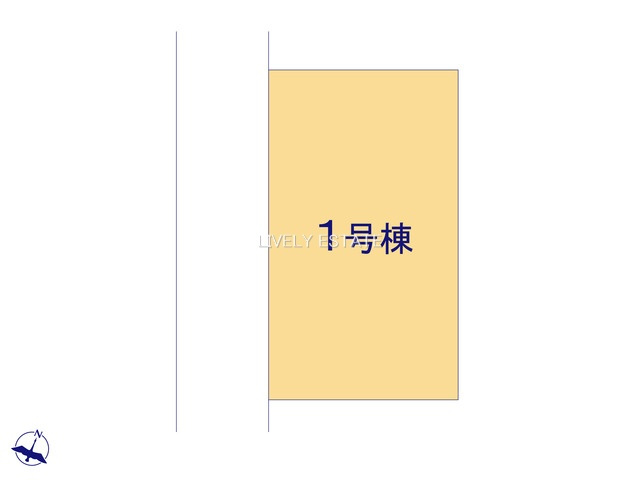 越谷市千間台西4丁目 新築分譲住宅の区画図