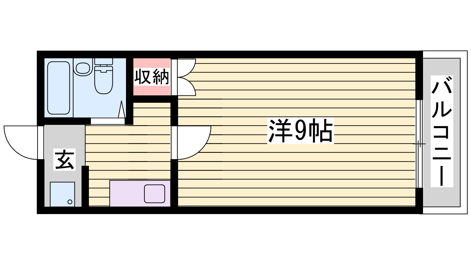 ラ・バレーヌ辻井の間取り