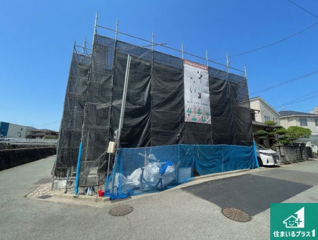 神戸市垂水区西舞子　第1期　新築一戸建ての外観|周辺は落ち着いた街並みの住宅地！子育てがしやすい住環境です！まだ未完成ですが、現地でしかわからない事もございます。是非一度ご覧ください。