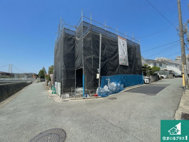神戸市垂水区西舞子　第1期　新築一戸建ての外観|周辺は落ち着いた街並みの住宅地！子育てがしやすい住環境です！まだ未完成ですが、現地でしかわからない事もございます。是非一度ご覧ください。