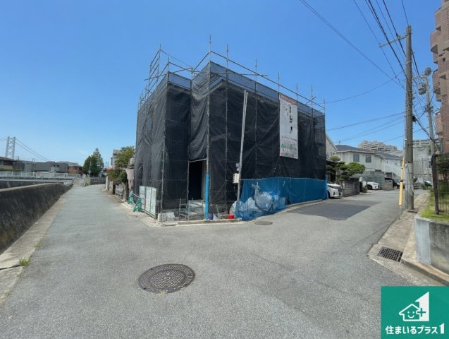 神戸市垂水区西舞子　第1期　新築一戸建ての外観|周辺は落ち着いた街並みの住宅地！子育てがしやすい住環境です！まだ未完成ですが、現地でしかわからない事もございます。是非一度ご覧ください。