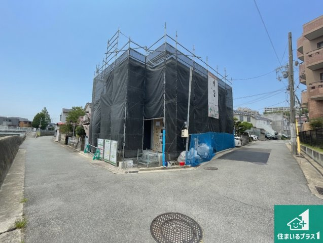 神戸市垂水区西舞子　第1期　新築一戸建ての前面道路含む現地写真|周辺は落ち着いた街並みの住宅地！子育てがしやすい住環境です！まだ未完成ですが、現地でしかわからない事もございます。是非一度ご覧ください。