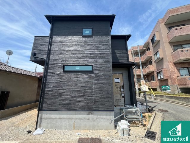 神戸市垂水区西舞子　第1期　新築一戸建ての外観|周辺は落ち着いた街並みの住宅地！子育てがしやすい住環境です！まだ未完成ですが、現地でしかわからない事もございます。是非一度ご覧ください。