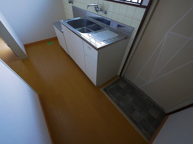 古川マンションの玄関