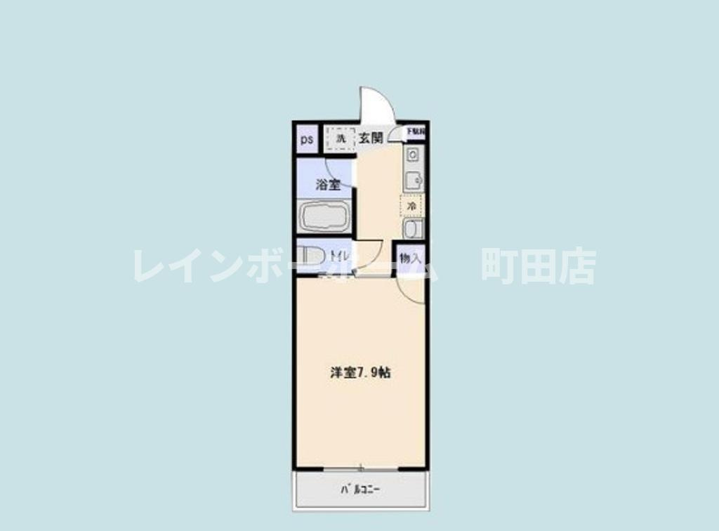 ハイツFK相模大野※初期費用分割後払いサービス利用可能物件の間取り