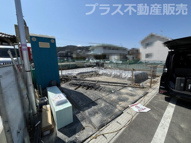 【外観】 | 那珂川市恵子3丁目2期　1号棟（全2棟）【仲介手数料無料・0円】 | 現地写真。プラス不動産販売なら、現場の全ての棟をまとめてご見学頂けます。