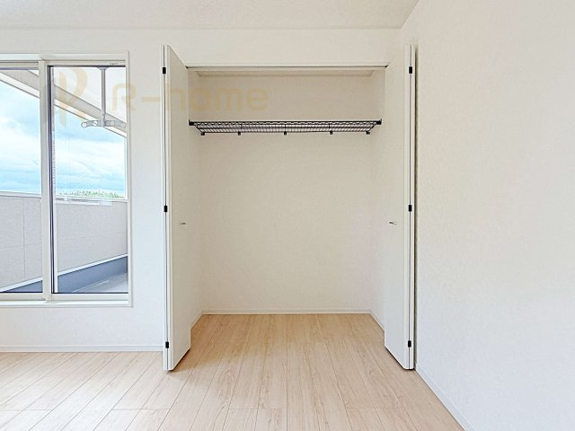 小美玉市羽刈第3　新築戸建て　2号棟の収納|2階は全居室収納スペースを設置！
充分な容量で居住空間もスッキリ♪