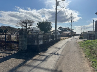 【前面道路含む現地写真】 | 186坪の広ーい土地／つくば市上郷 | 前面道路含む現地写真です