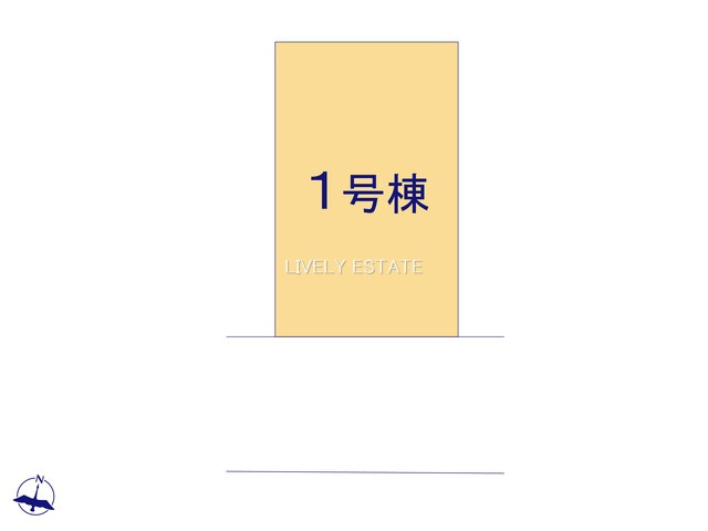 越谷市東大沢3丁目 新築分譲住宅の区画図