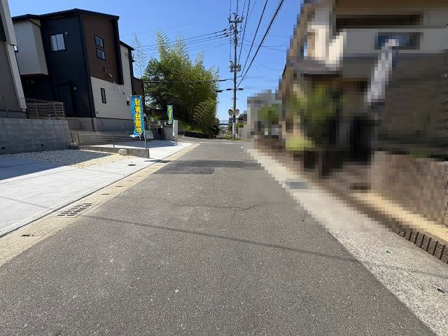 【その他】 | 大野城市南ヶ丘5丁目第1　2号棟（全2棟）【仲介手数料無料・0円】 | 現地写真。前面道路です。