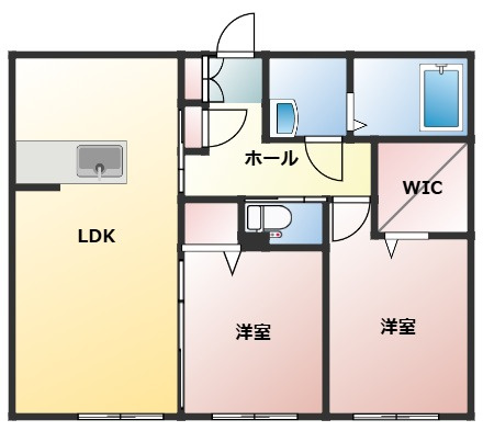 【間取り】 | シャーメゾンひかりA