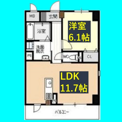 ロイヤル山王の間取り