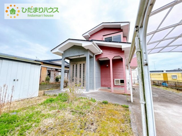 いわき市鹿島町米田字殿作　中古戸建の外観|外観がインパクトのあるおうち♪