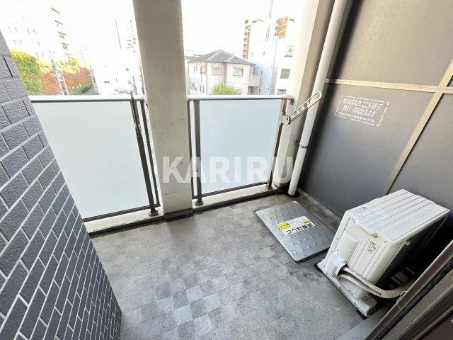 セイワパレス玉造のバルコニー|広々としたバルコニーです