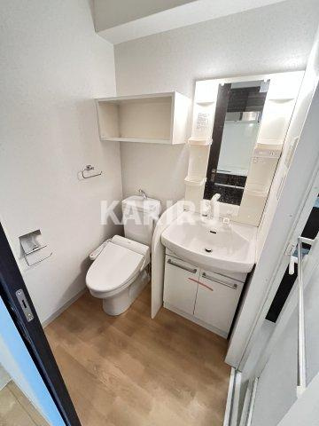 セイワパレス玉造の洗面所|広い洗面スペース