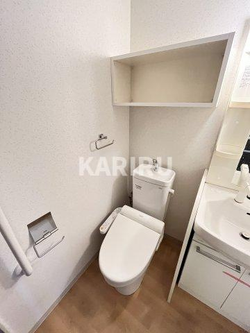 セイワパレス玉造のトイレ|落ち着いた色調のトイレです