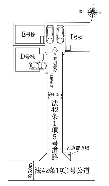 【新築住宅】さいたま市中央区下落合5丁目の区画図