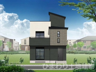 【外観】 | 厚木市金田  2号棟 第2 | イメージパース（完成時に現況と異なる場合は現況優先となります）